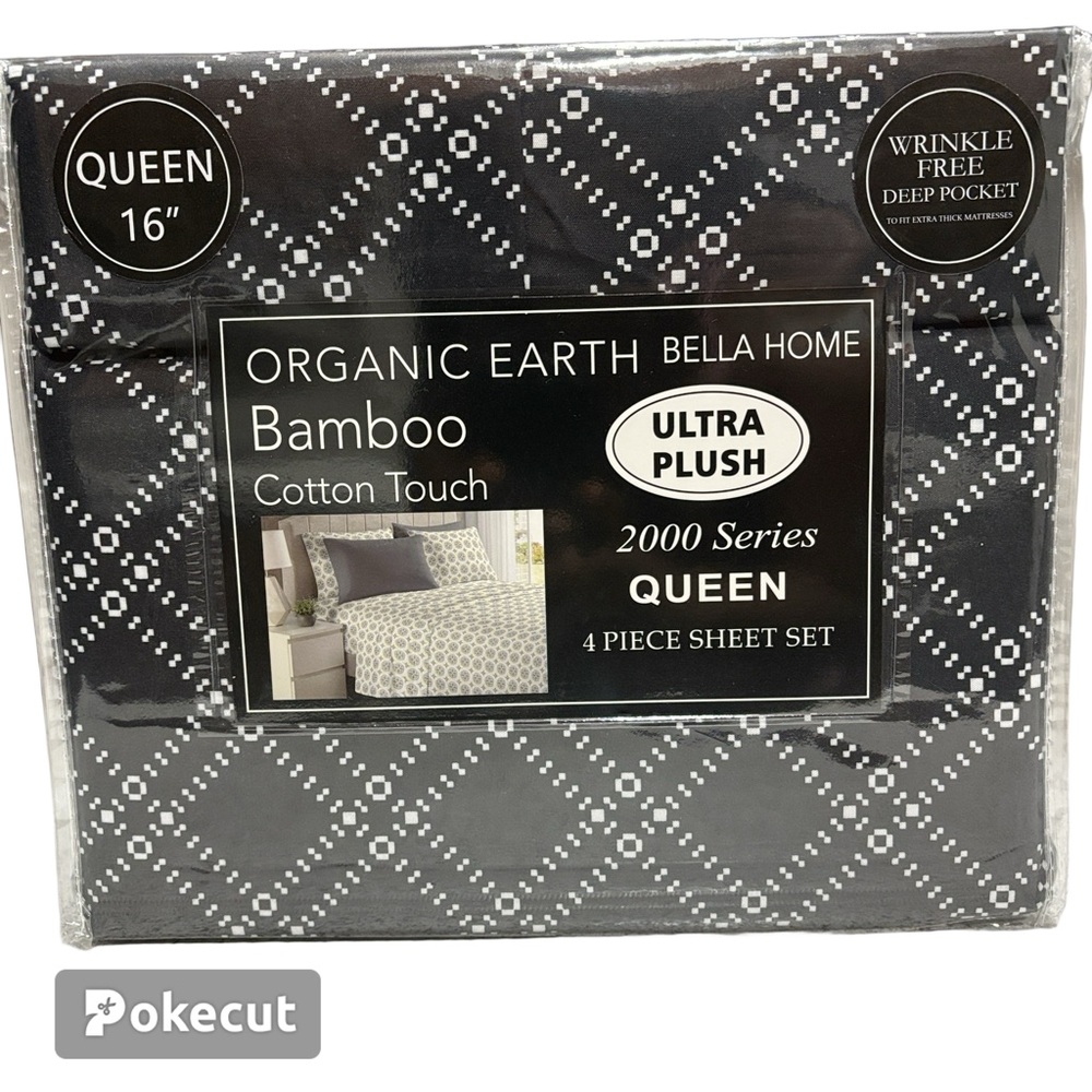 Black Patterned Men's Accessory Set - image 3